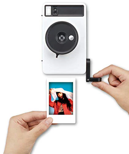 Pixtoss Takara Tomy Instant Toy Camera MILK WHITE with Cheki Film TCC-05WH - Image 3