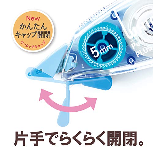 Plus Correction Tape WhisperPuchi 5mm Eco Package Blue 3 Pack 51-749 - Image 7
