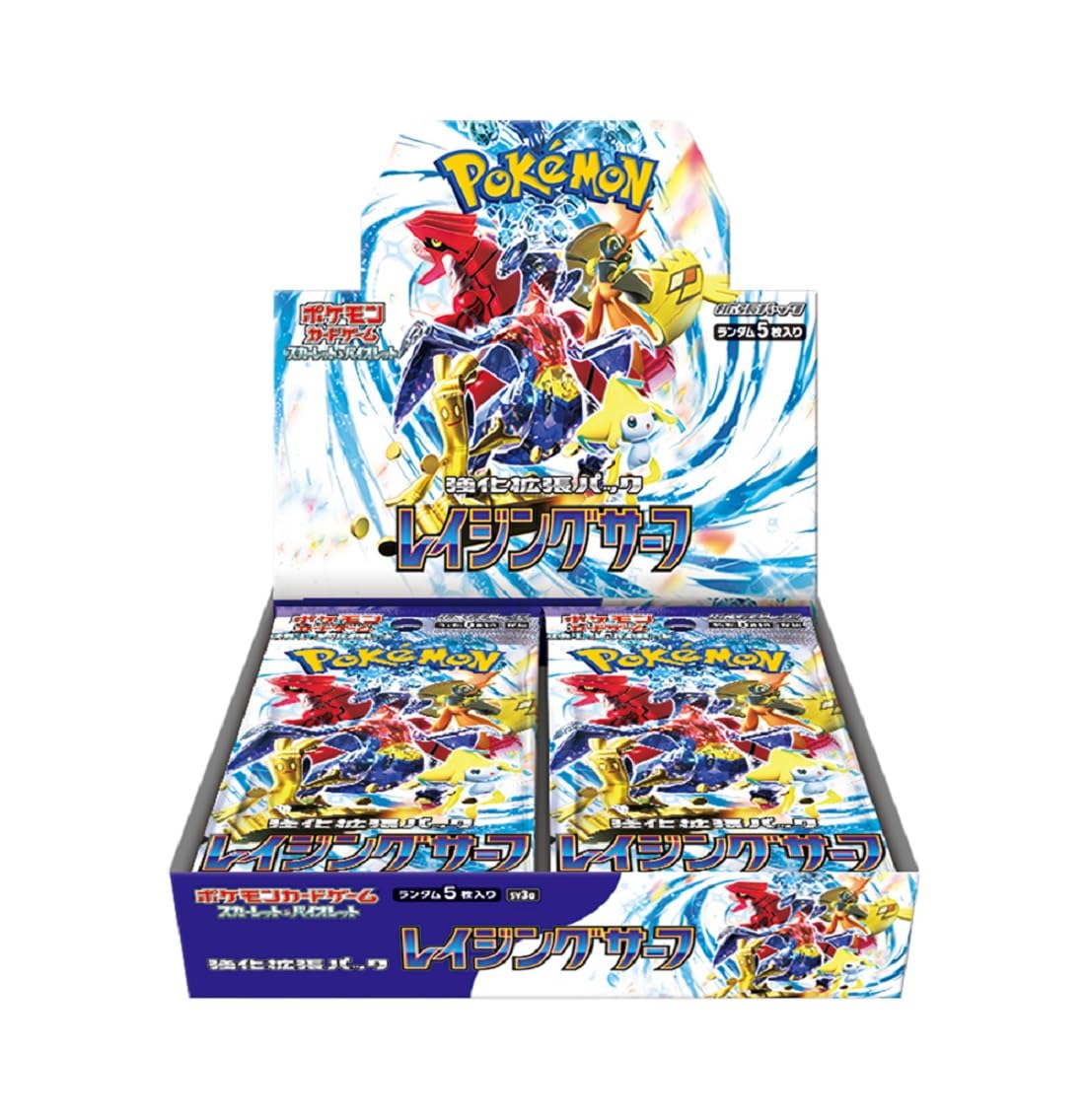 Pokémon Card Game Scarlet and Violet Raging Surf Expansion Pack Box