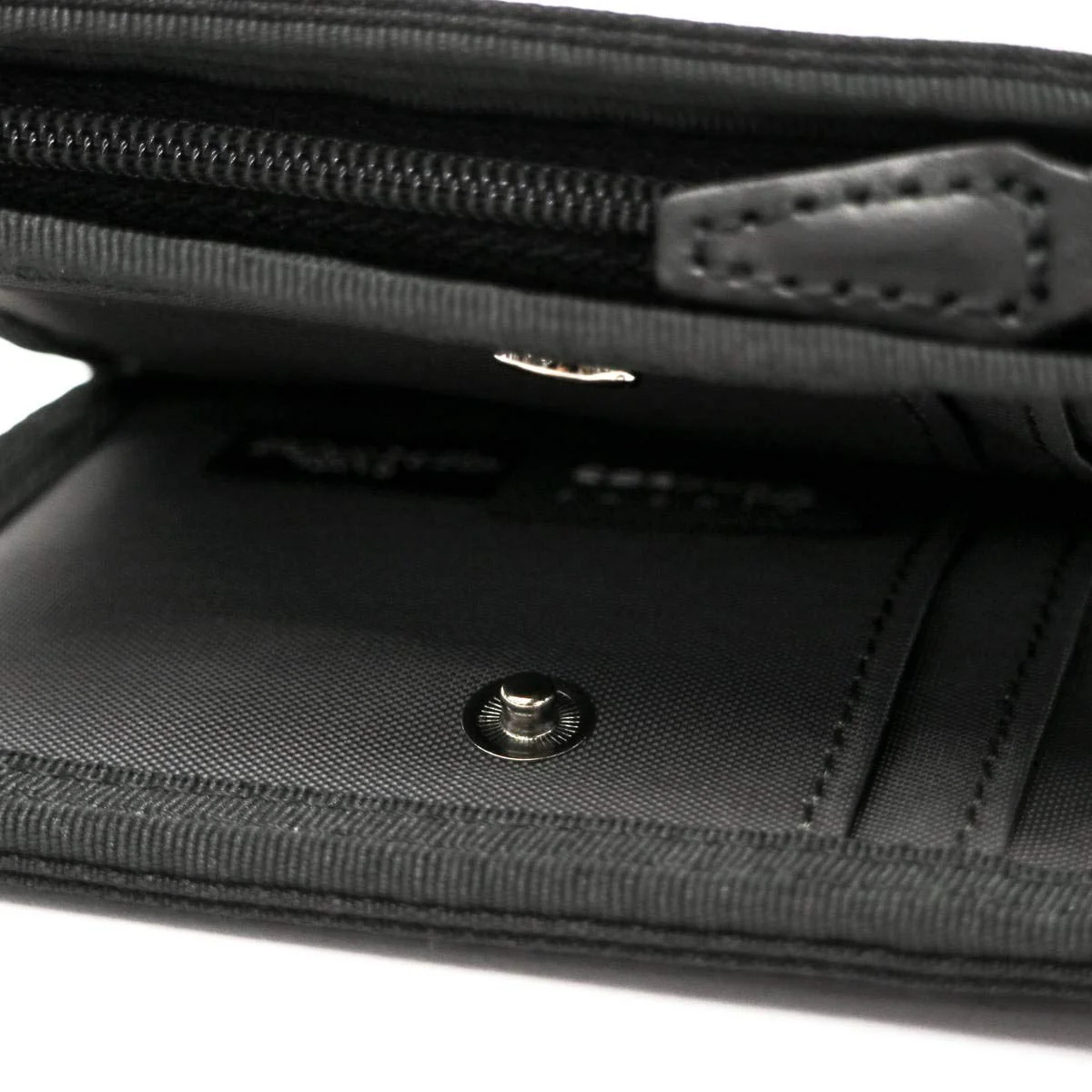 PORTER Classic Nylon Dill Small Foldable Wallet Black Made in Japan 653−09756 - Image 9