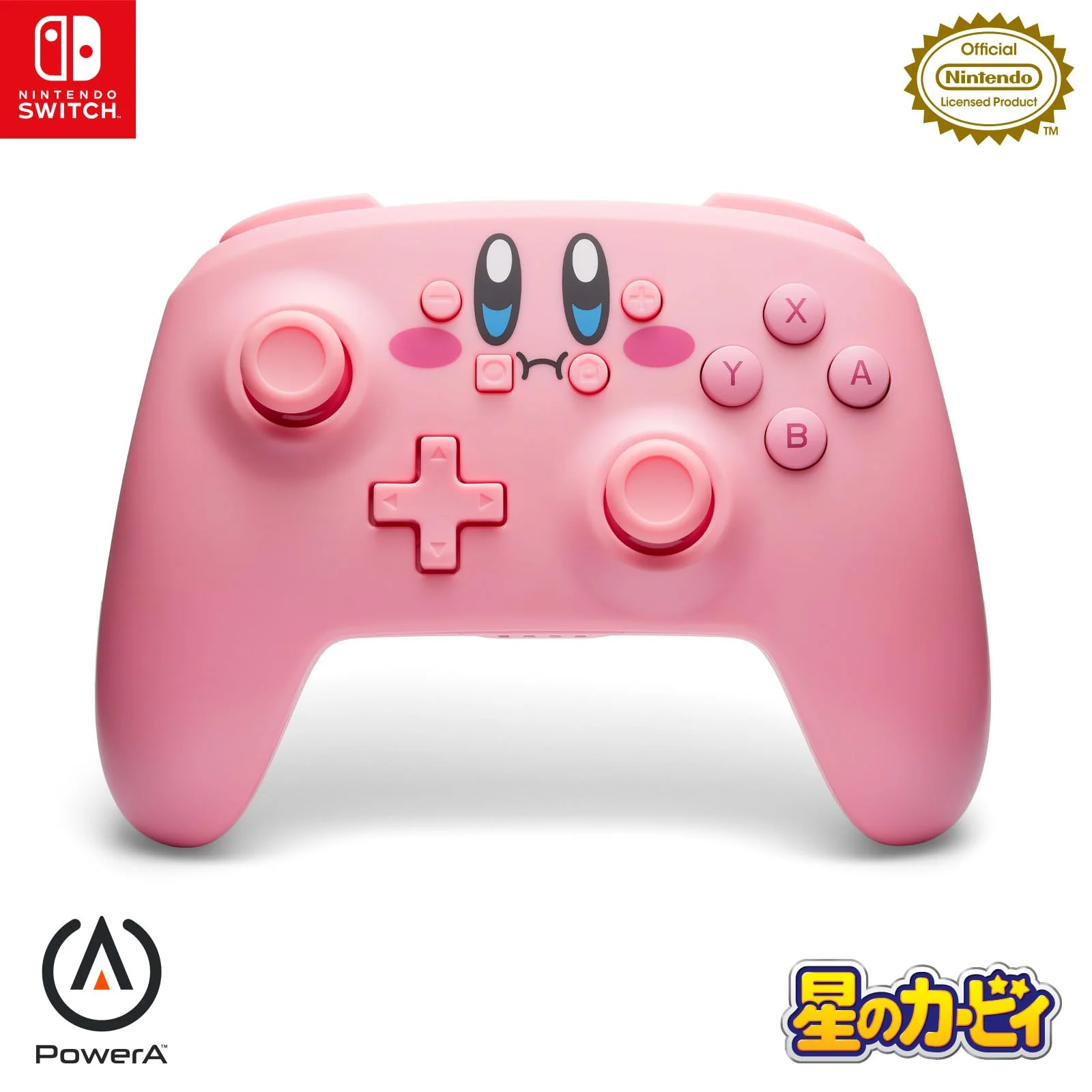 PowerA Wireless Controller for Nintendo Switch Kirby Snack Attack Edition