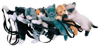 Real Cat Plush Backpack TORA UN-0301TG - Image 4
