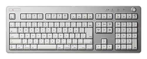REALFORCE R3 Keyboard Hybrid Full 45g Japanese Array for Mac Light Silver & Super White R3HE21
