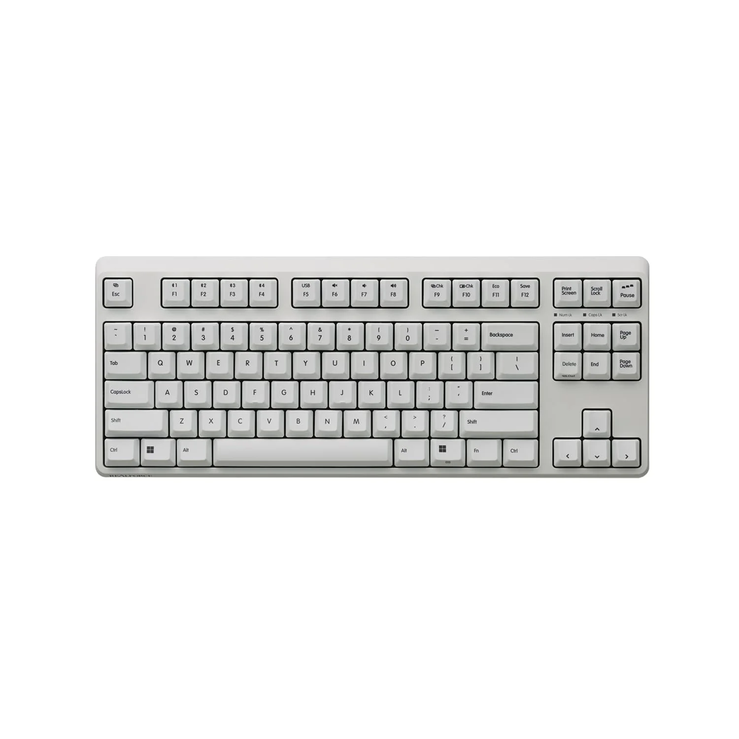 REALFORCE R4 Hybrid Tenkeyless Keyboard 45g US English Layout White R4HD21