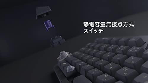 REALFORCE Topre R3S Keyboard 45g TKL size Capacitive-free Laser printing English 87keys Black R3SD31 - Image 4
