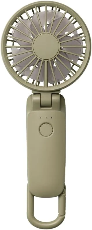 Rhythm Handy Fan 2025 Silent 3 Way Portable Type-C 5 Speed 9ZF040RH08 Light Gray - Image 10