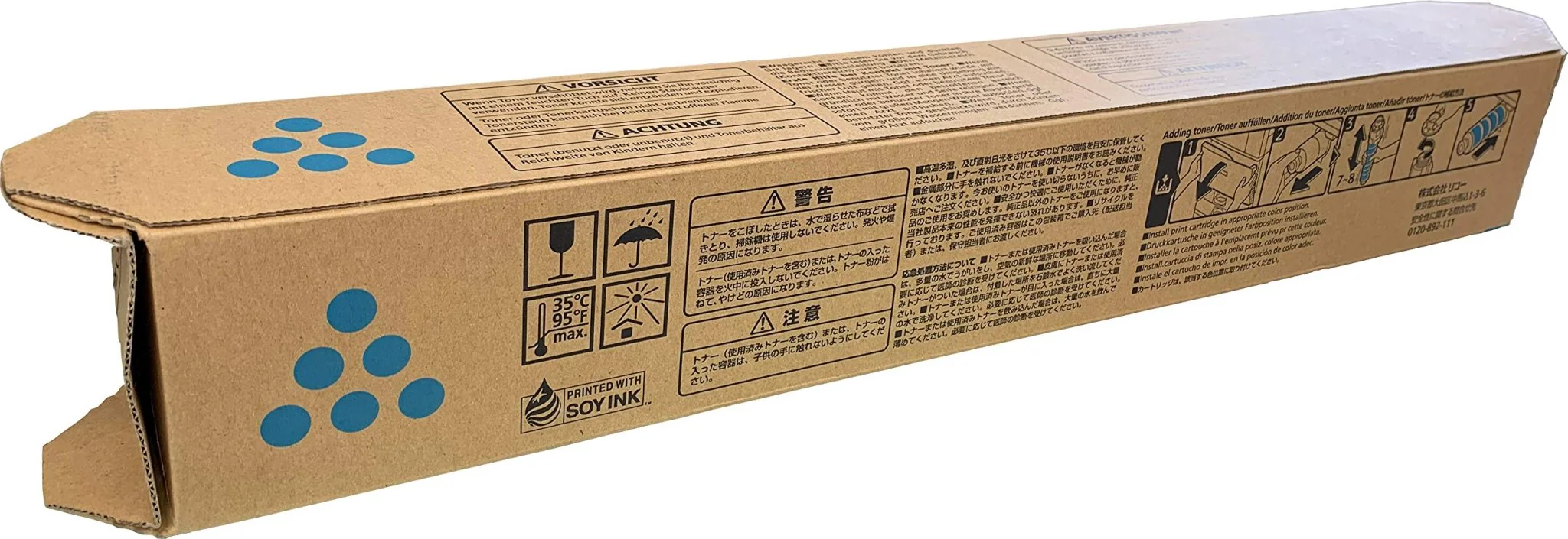 RICOH MP P Toner C3503 Cyan (60-0252) - Image 2