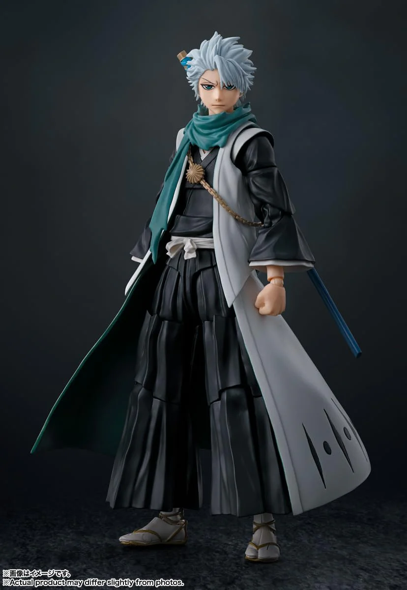 S H Figuarts Bleach Toshiro Hitsugaya Articulated Figure 135mm PVC & ABS - Image 2