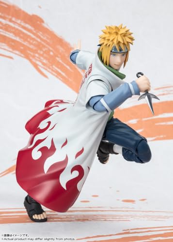 S H Figuarts Naruto Minato Namikaze NARUTOP99 Edition 160mm Articulated PVC & ABS Figure - Image 3