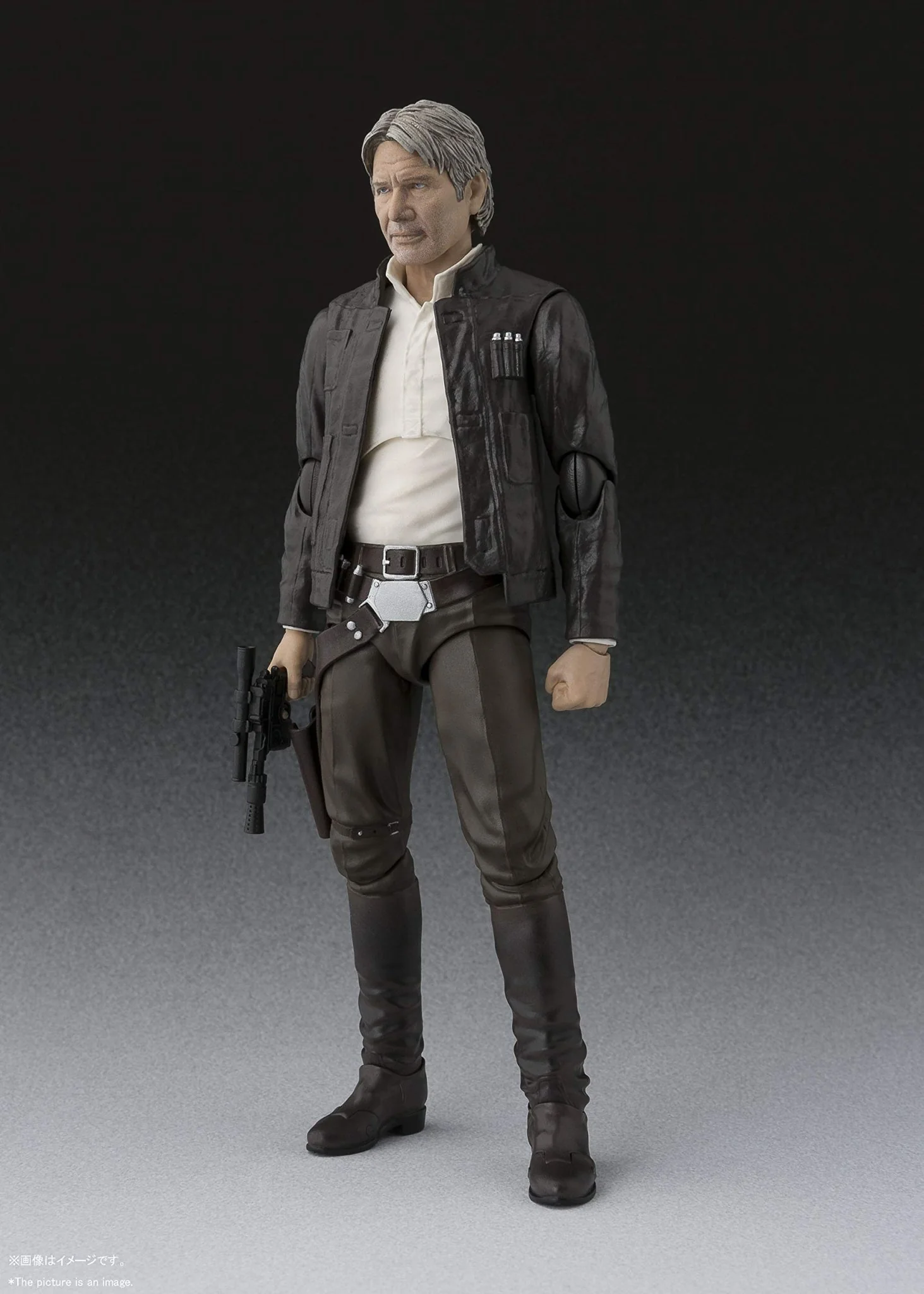 S.H .Figuarts Star Wars: The Force Awakens Han Solo PVC/ABS Action Figure - Image 3
