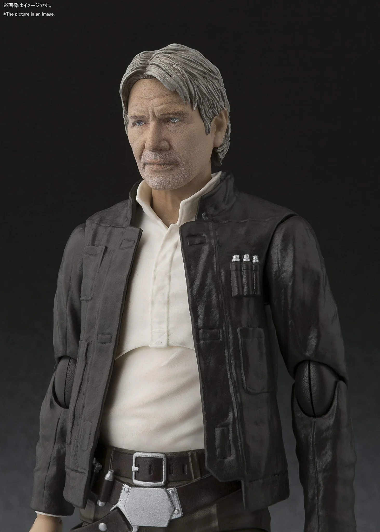 S.H .Figuarts Star Wars: The Force Awakens Han Solo PVC/ABS Action Figure - Image 4