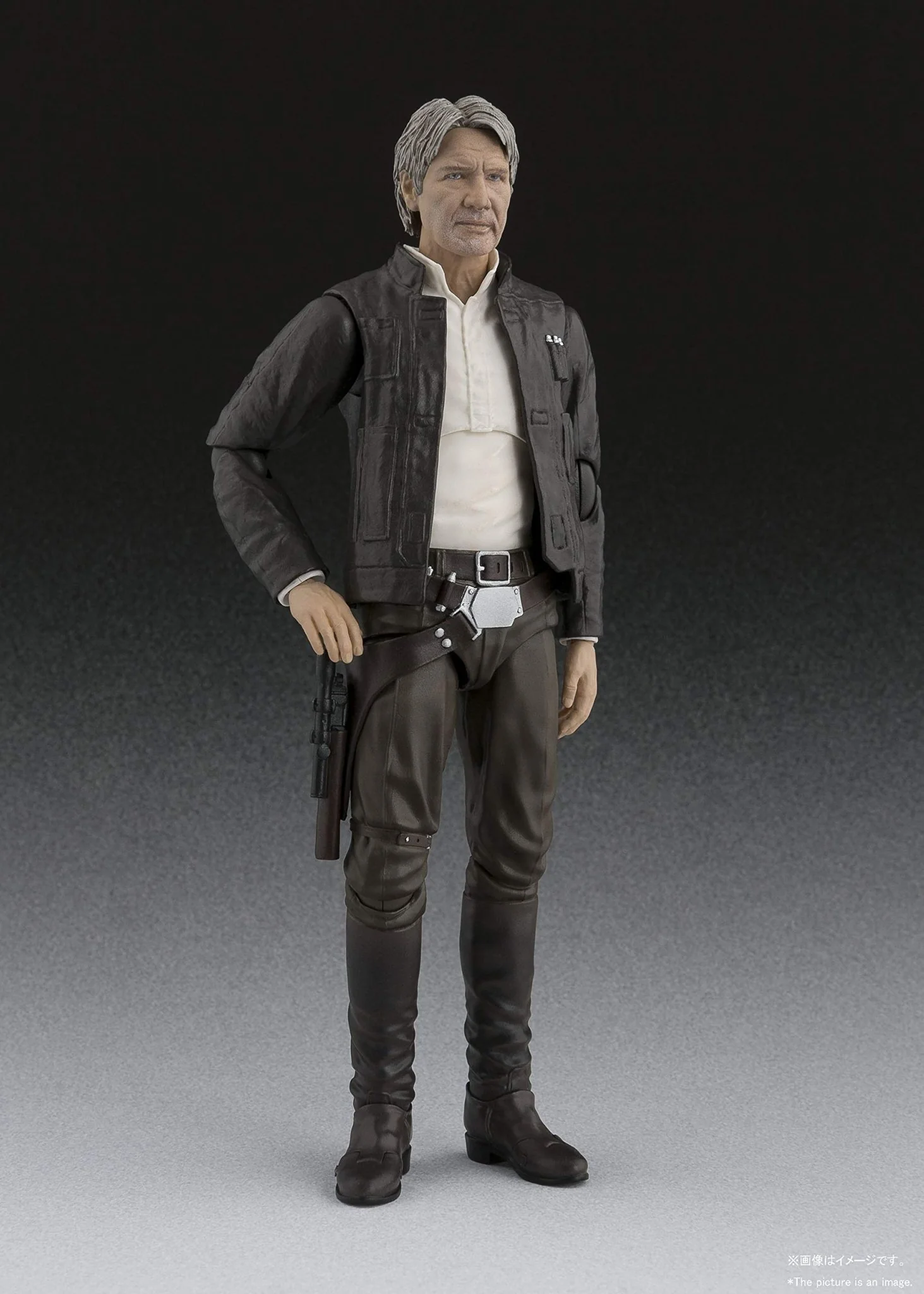 S.H .Figuarts Star Wars: The Force Awakens Han Solo PVC/ABS Action Figure - Image 6