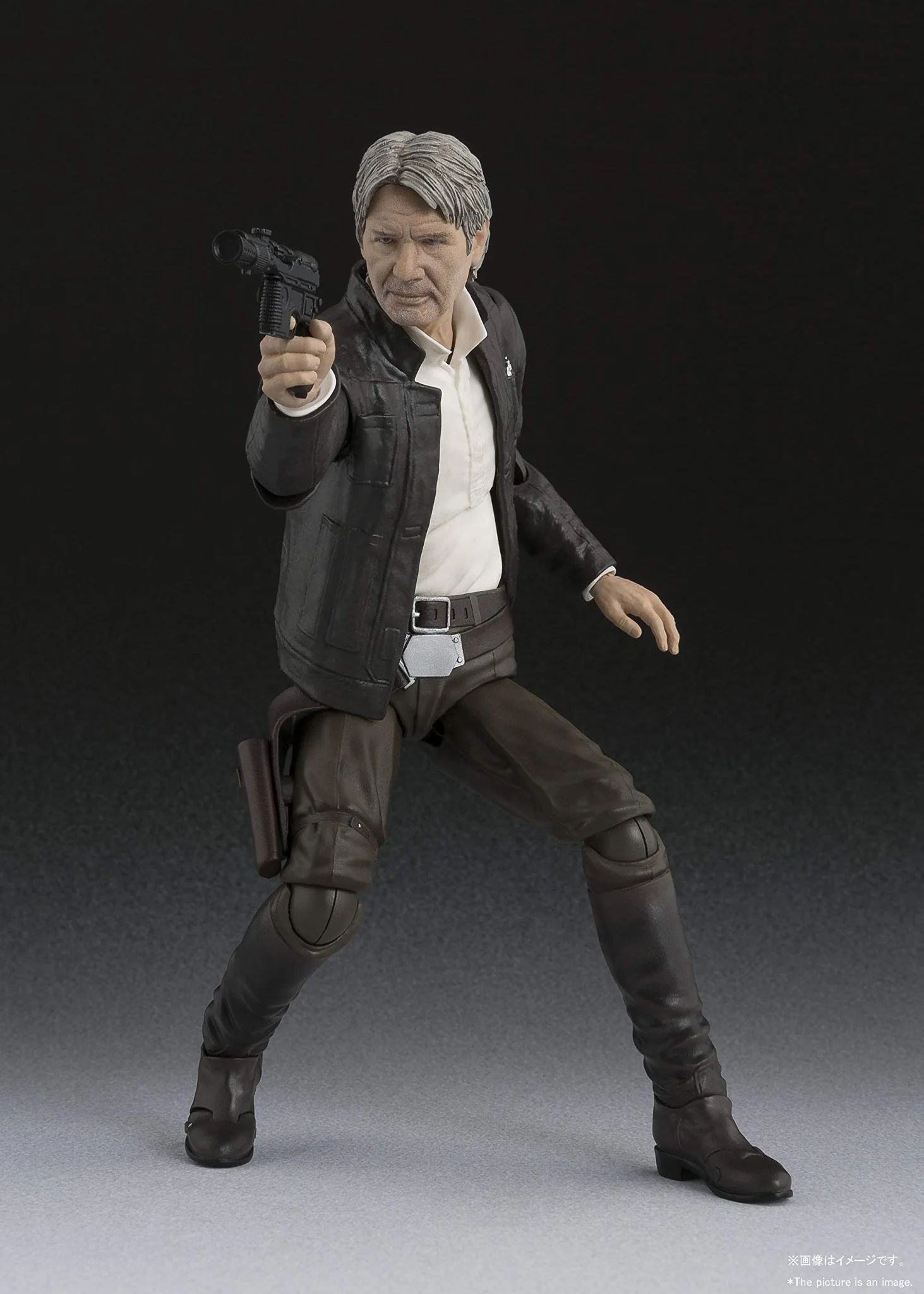 S.H .Figuarts Star Wars: The Force Awakens Han Solo PVC/ABS Action Figure - Image 8