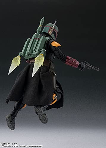 S H Figuarts Star Wars The Mandalorian (STAR WARS:The Mandalorian) Boba Fett Painted 155mm ABS&PVC & Cloth Posable Figure - Image 10