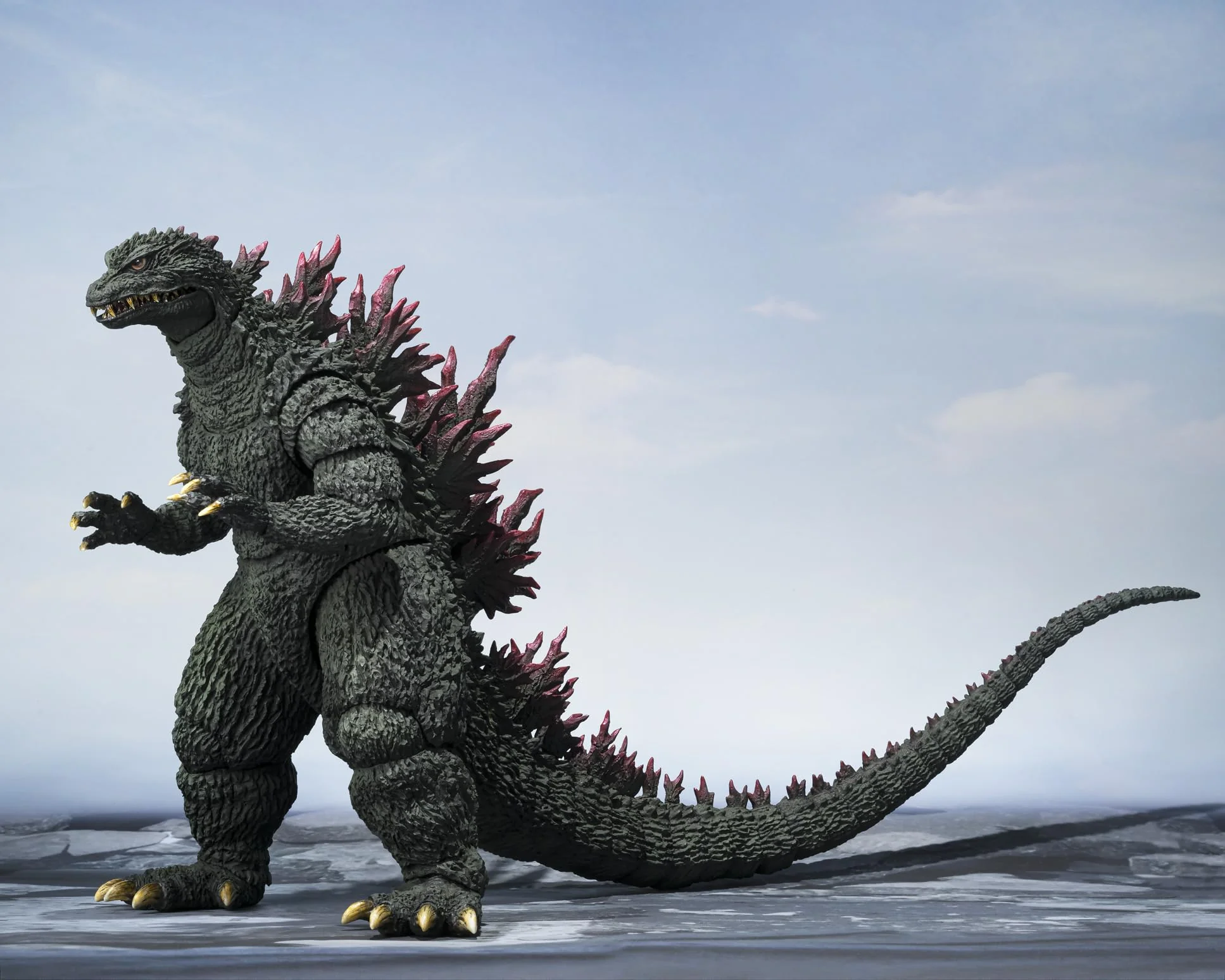 S H MonsterArts Godzilla (2000) Godzilla vs Megaguirus Action Figure 160mm - Image 2