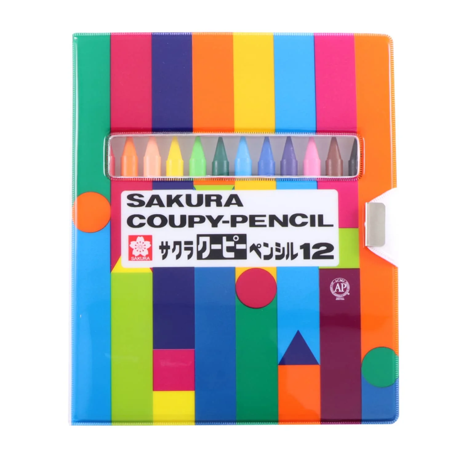 Sakura Craypas Colored Pencils Soft Case 12 Colors FY12-R1