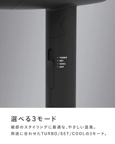 SALONIA Speedy Ion Dryer Celebrate Purple High Air Volume SL-013CP Copy Retry ※100V - Image 5