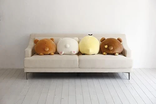 San-X Rilakkuma Kiiroito-Diary Super Mochimochi Series Daifuku Cushion MX09401 - Image 5