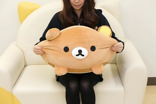 San-X Rilakkuma Kiiroito-Diary Super Mochimochi Series Daifuku Cushion MX09401 - Image 6