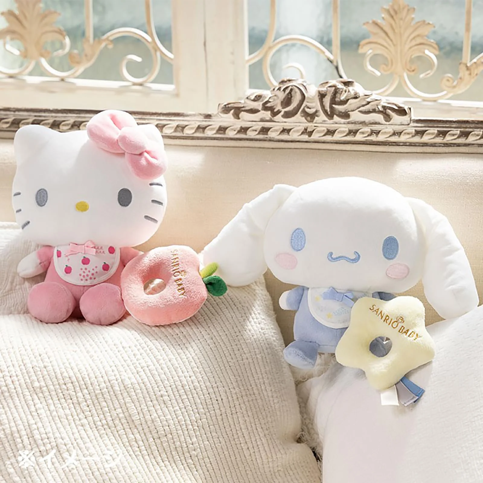 Sanrio Baby Hello Kitty Washable Plush Rattle Set - Image 2