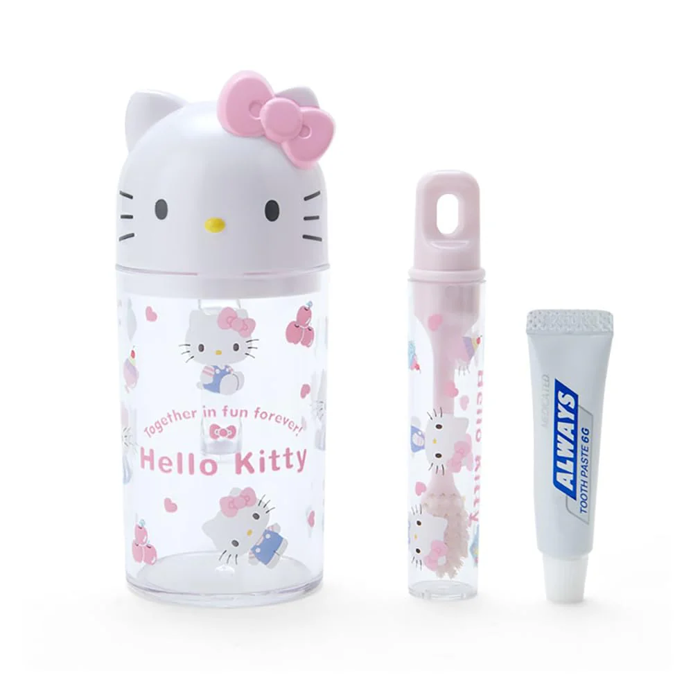 Sanrio Hello Kitty Toothbrush and Cup Set Character 983829 12x7x5cm