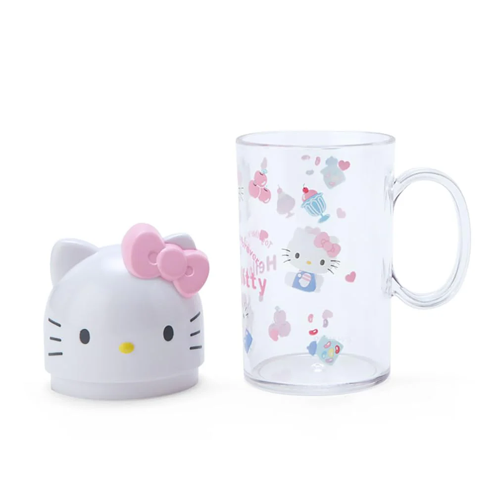 Sanrio Hello Kitty Toothbrush and Cup Set Character 983829 12x7x5cm - Image 2