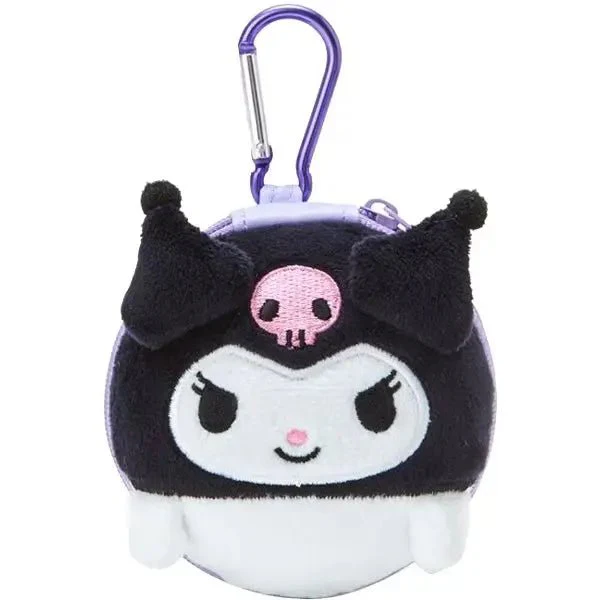 Sanrio Kuromi Mobile Accessories Case EVA Shock-Resistant with Carabiner Pocket