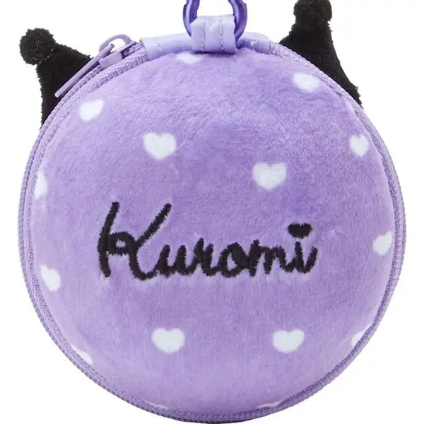 Sanrio Kuromi Mobile Accessories Case EVA Shock-Resistant with Carabiner Pocket - Image 3