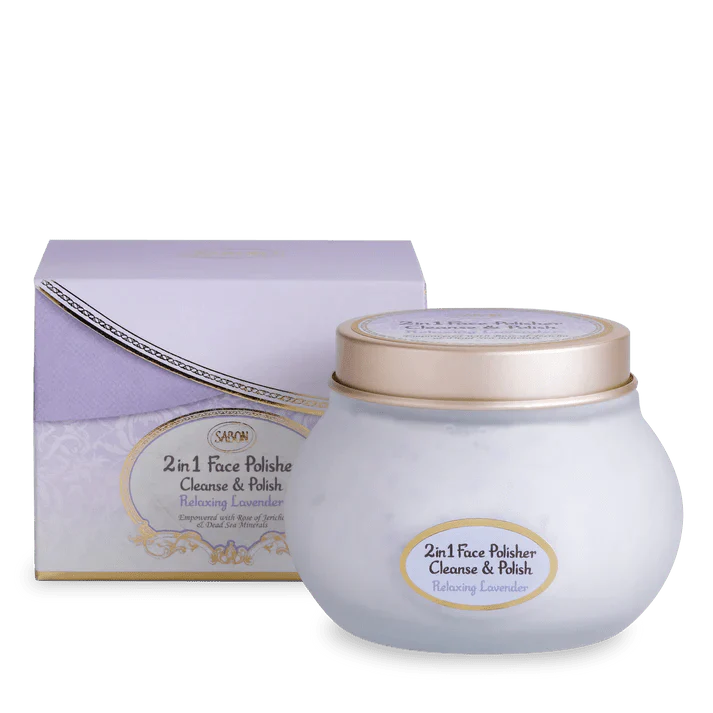 SABON 2in1 Face Polisher Relaxing 200mL mild lavender scent