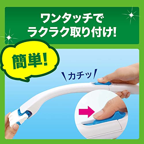 Scrubbing Bubble Flushable Toilet Brush Floral Soap Scent Main Unit + Refill (16 pcs) - Image 3