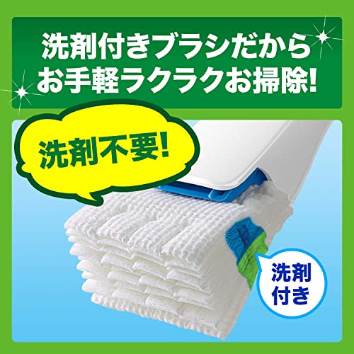 Scrubbing Bubble Flushable Toilet Brush Floral Soap Scent Main Unit + Refill (16 pcs) - Image 5