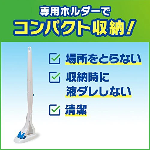 Scrubbing Bubble Flushable Toilet Brush Floral Soap Scent Main Unit + Refill (16 pcs) - Image 7