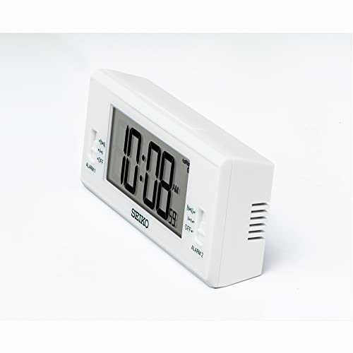 Seiko Clock Alarm Clock White SQ321W - Image 4