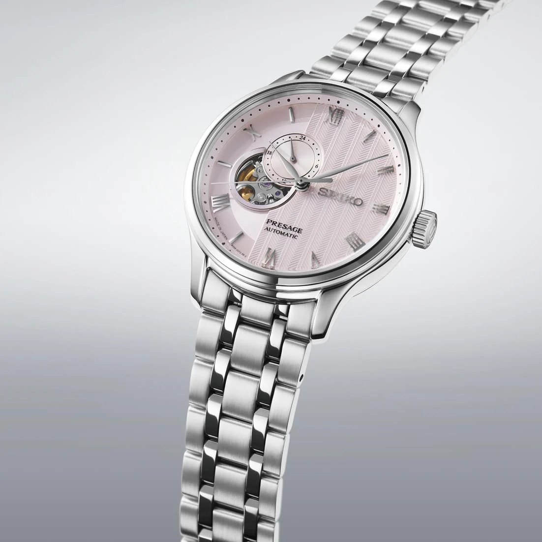 SEIKO Presage Japanese Garden SARY261 Men's Silver Watch - Image 2