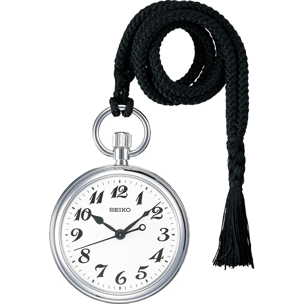 Seiko SVBR003 Quartz Train Watch with Black Leather Strap Made in Japan
