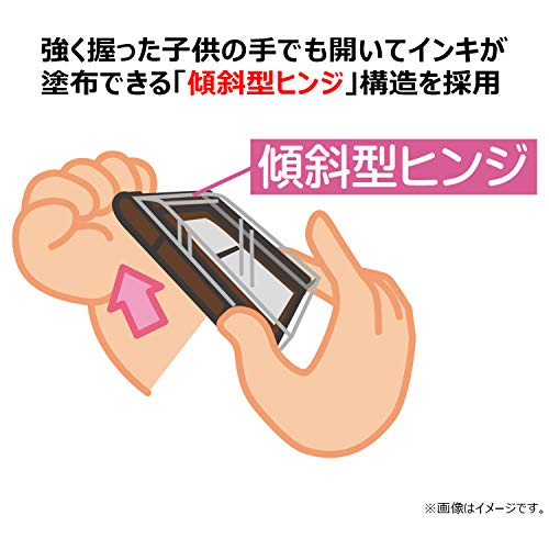 Shachihata Hand Stamp Pad PalmColors Momoiro HPS-A/H-P - Image 3