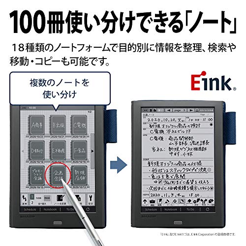 Sharp Electronic Notebook Electronic Memo WG-PN1 with Notebook function Eink with electronic paper display - Image 7