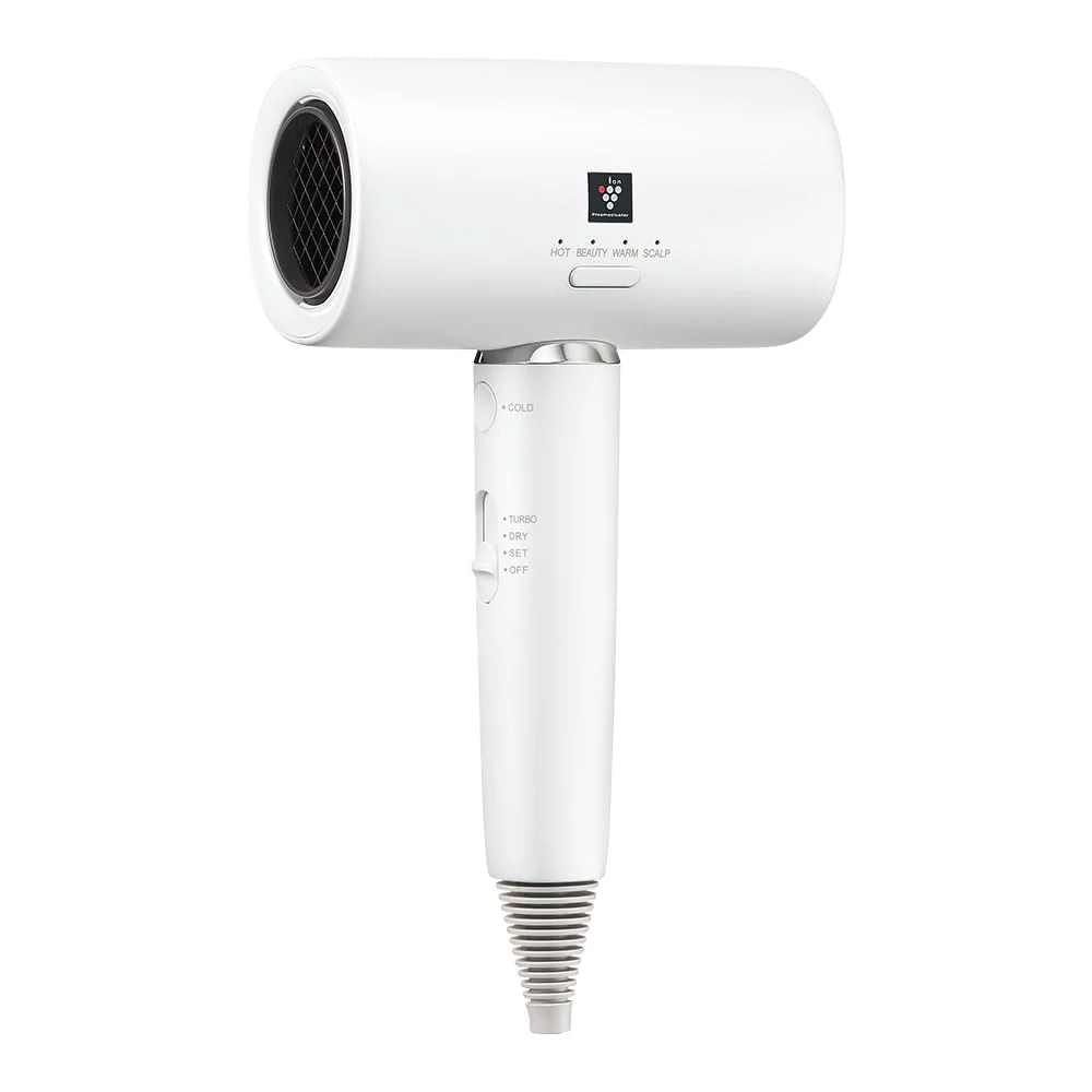 SHARP Plasmacluster Beauty Hair Dryer IB-P801-W White Quick Dry ※100V