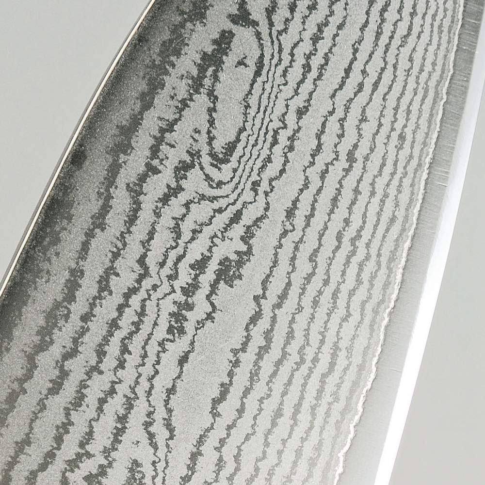 Shimomura Kogyo Damascus Kitchen Bread Knife UNR-06 Made in Japan VG10 33 Layer Steel 210mm Cloud Dragon Pattern Tsubamesanjo - Image 4