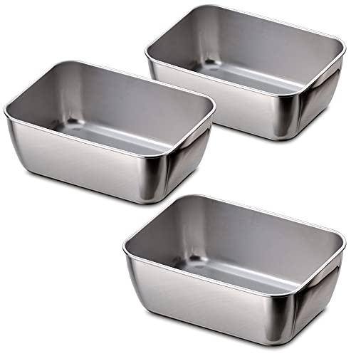 Shimomura Stainless Stacking Mini Square Bat bowl 3 Pcs Made in Japan