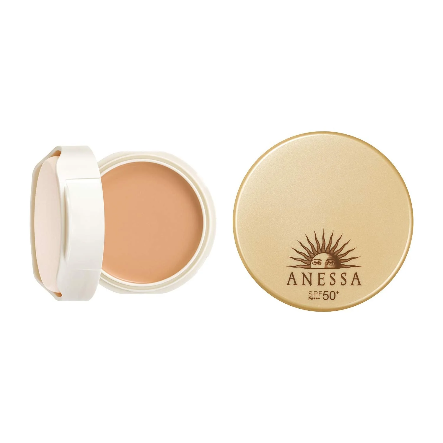 Shiseido Anessa All-in-One Beauty Pact Foundation 10g 02 Intermediate Light Ochre