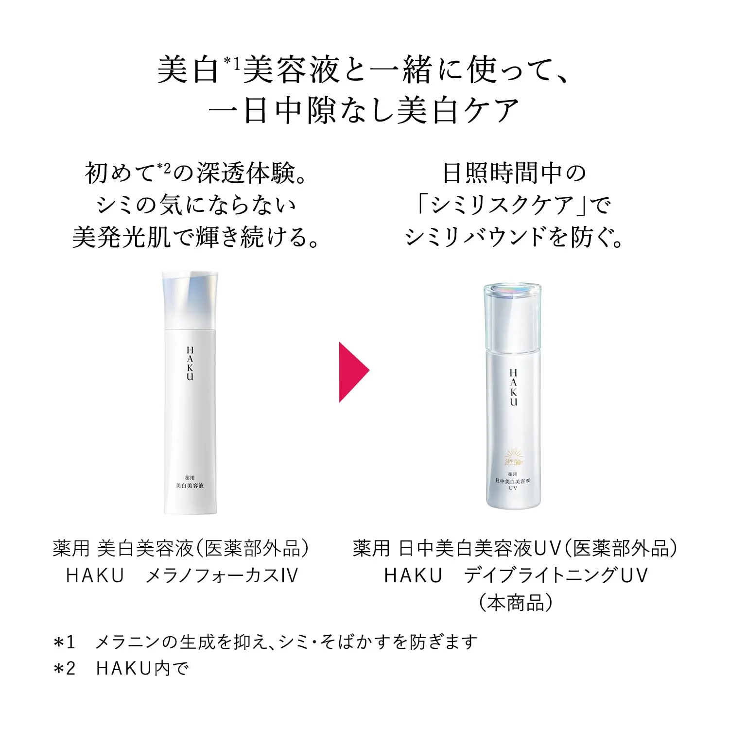 Shiseido HAKU Day Brightening UV Emulsion Whitening Spot Prevention 45mL Shiseido - Image 9