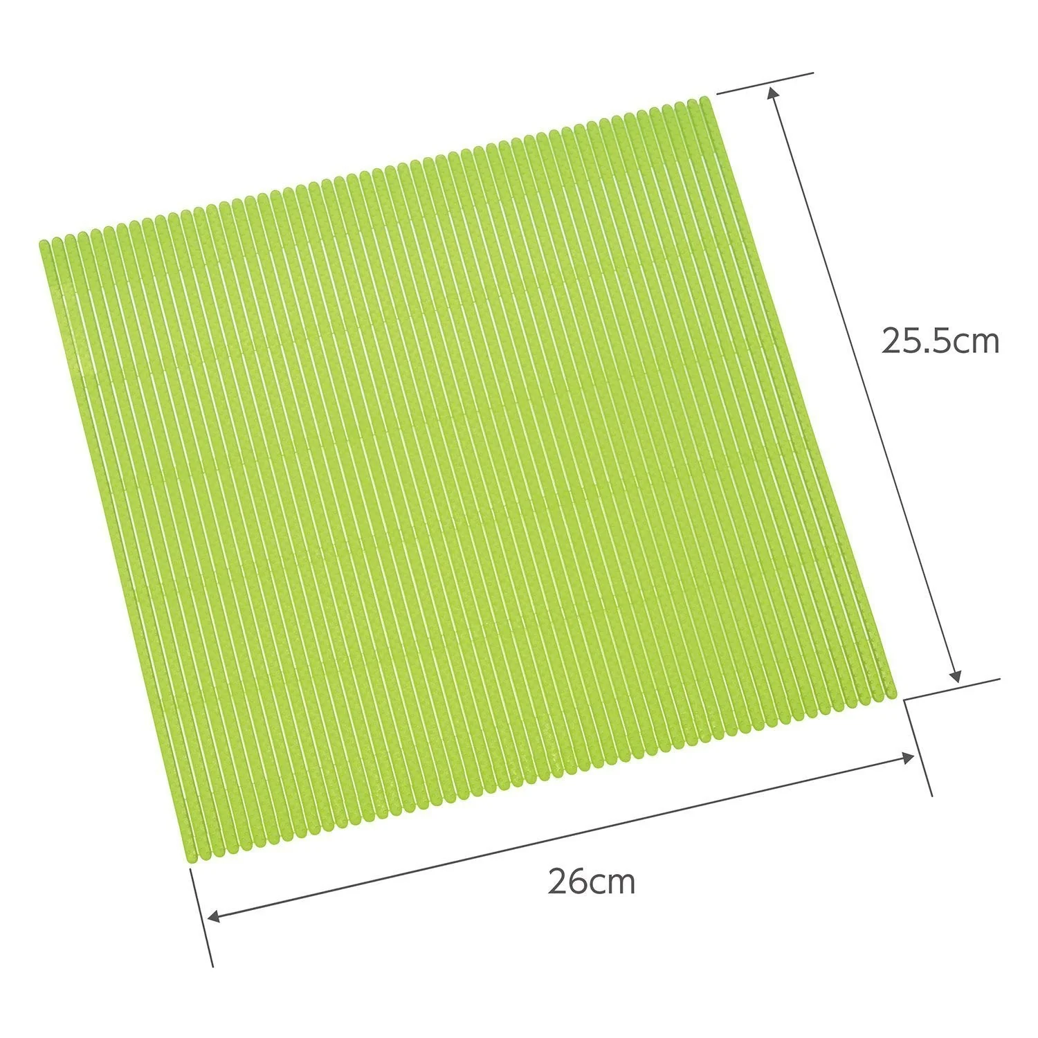 Shosan Industry Sushi Rolling Mat Double Embossed Hygienic Plastic CH-2020 Green Large - Image 2