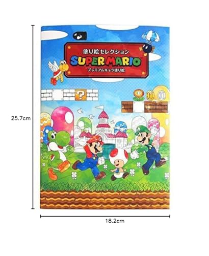 Showa Note Coloring Book Super Mario Premium Character Edition - Image 2