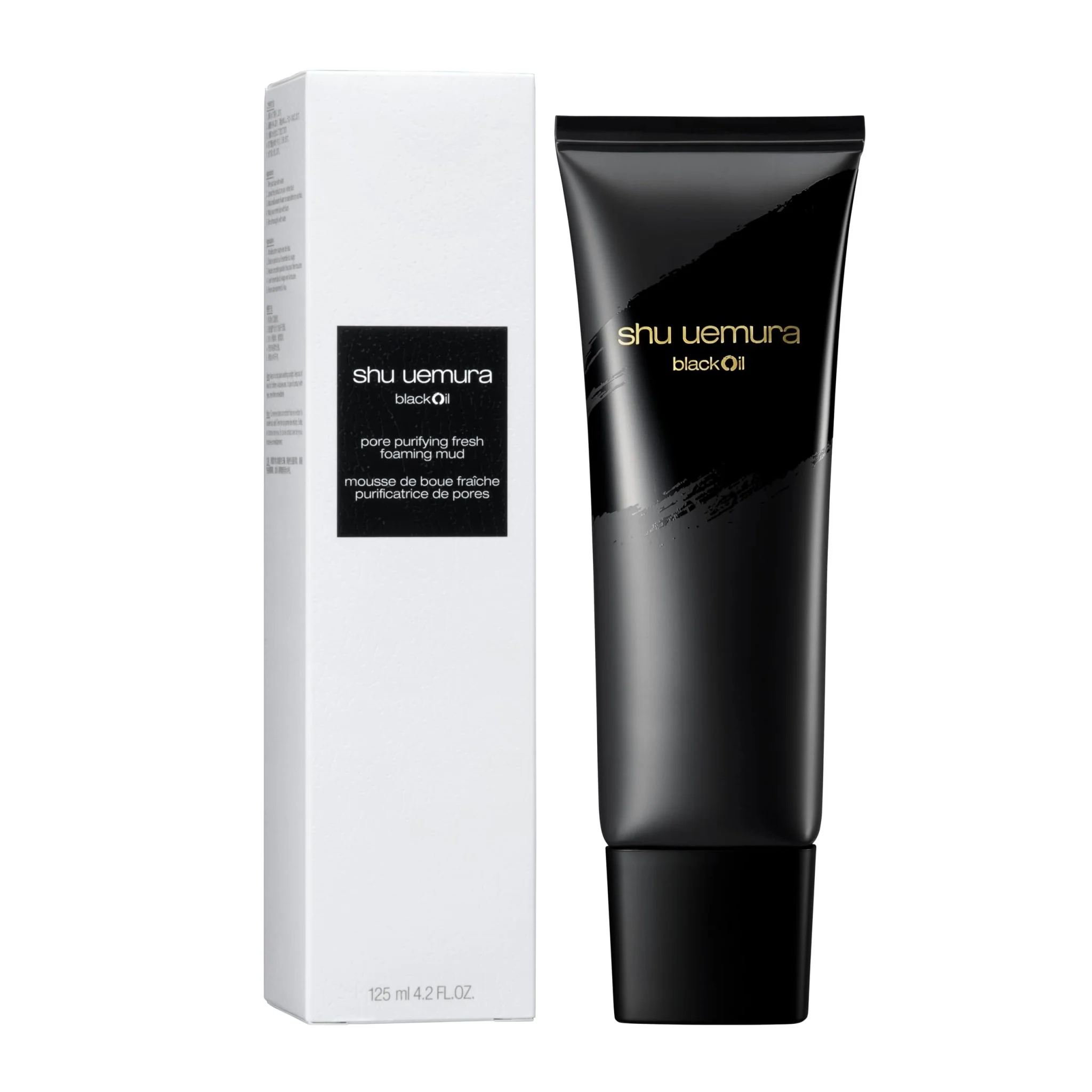 Shu Uemura Black Fresh Foaming Mud 125 mL - Image 4
