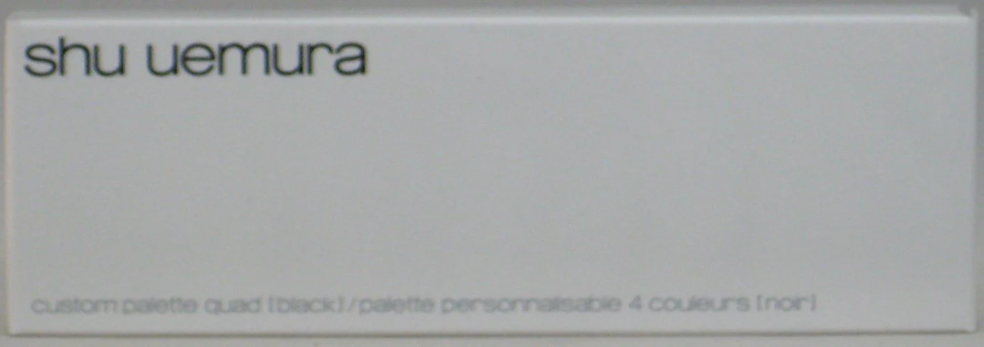 shu uemura Custom Palette IV — Black