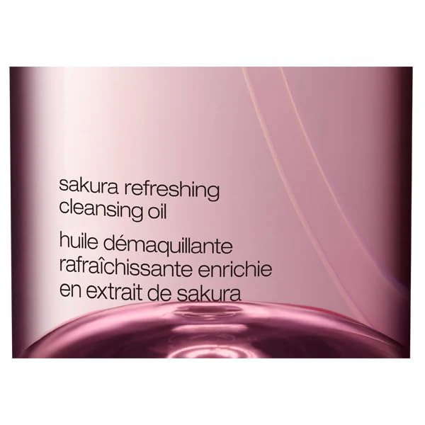 shu uemura Fresh Clear Sakura Cleansing Oil 450mL - Image 3