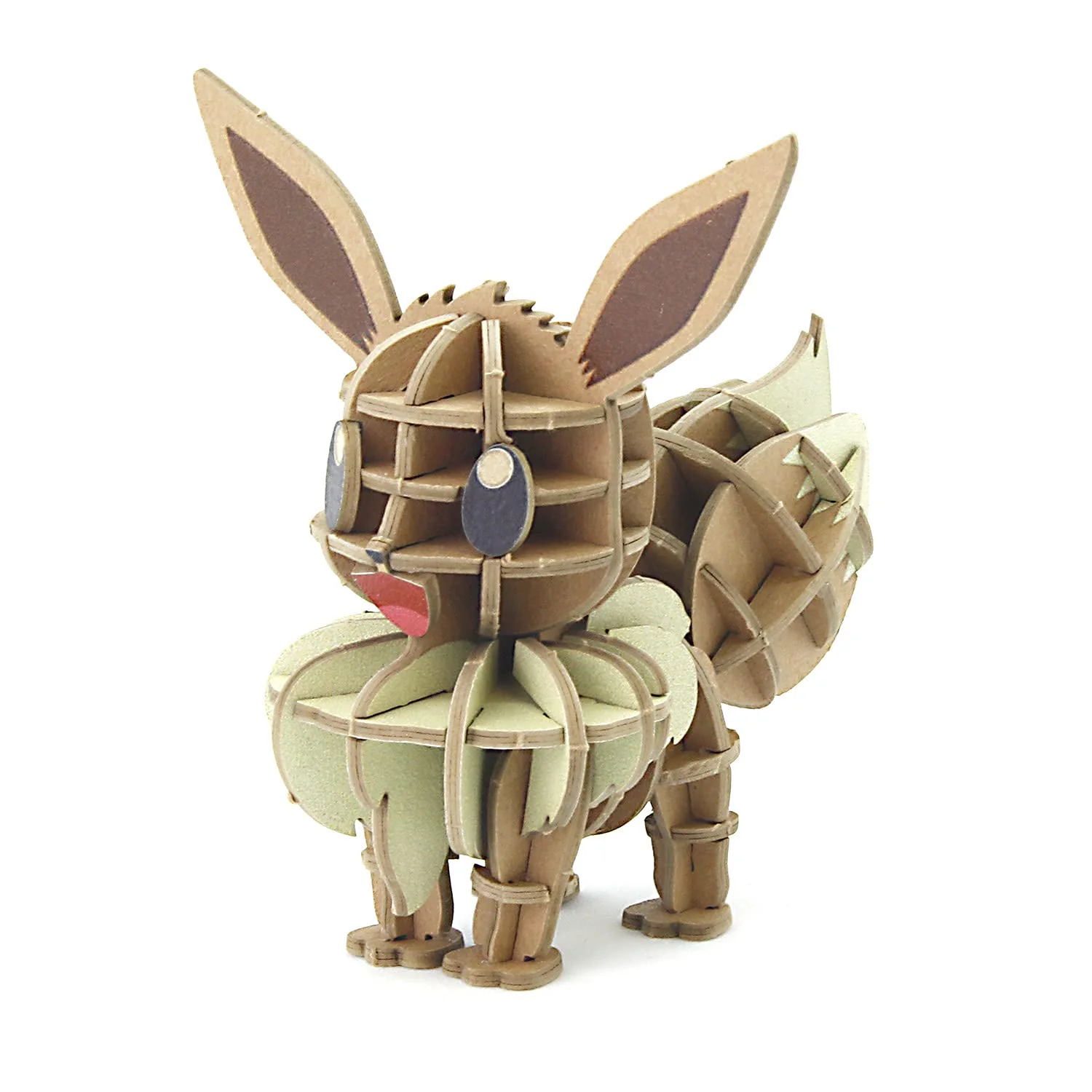 Si-Gu-Mi Plus Pokemon Eevee 3D Paper Puzzle DIY Educational Toy for Kids and Adults
