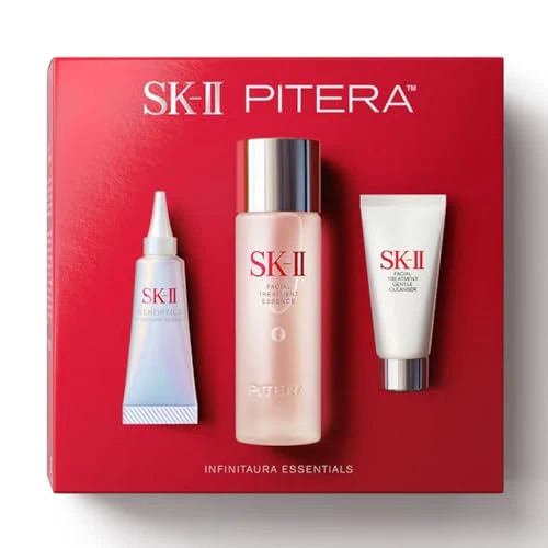 SK-II Pitera Aura Kit 75ml Essence 20g Cleanser 10ml Brightening (Niacinamide) - Image 2