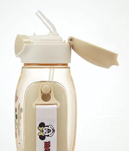 Skater Mickey Mouse & Friends Water Bottle with Straw 530ml PDSH6DX-A - Image 5